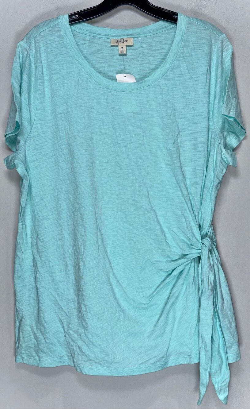 Style & Co teal shirt size 1x